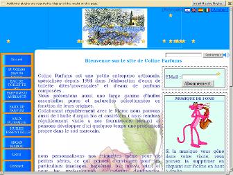 colineparfums.com website preview