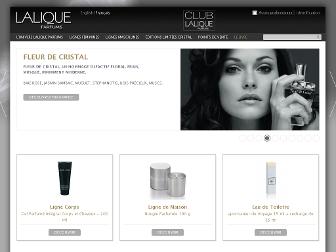 lalique-parfums.com website preview