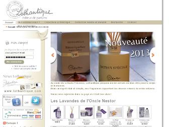 boutique-lothantique.com website preview