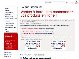 laboutique.airfrance.fr website preview