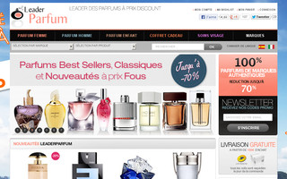 leaderparfum.com website preview