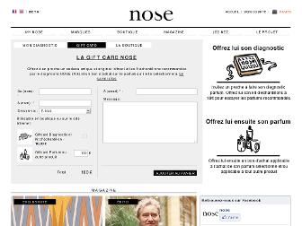 nose.fr website preview