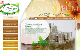 leparfumeurdegrasse.eu website preview