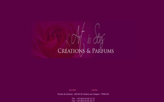 creations-parfums.fr website preview