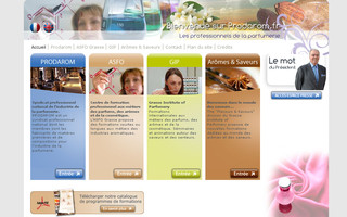 prodarom.fr website preview