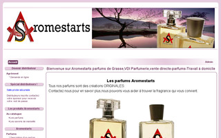 aromestarts.com website preview