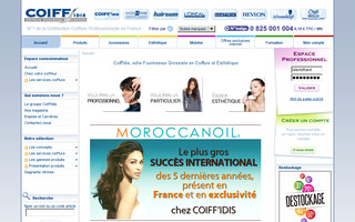 coiffidis.fr website preview