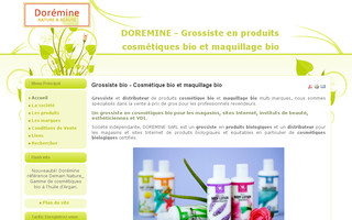 doremine.fr website preview