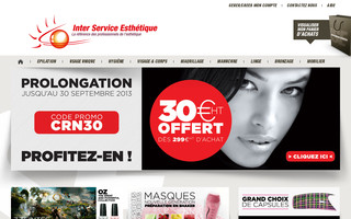 inter-service-esthetique.fr website preview