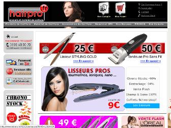 hairpro.fr website preview