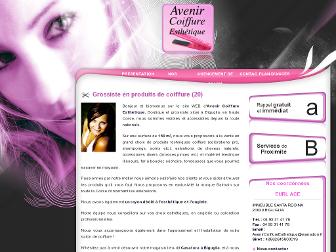 avenircoiffureesthetique.fr website preview