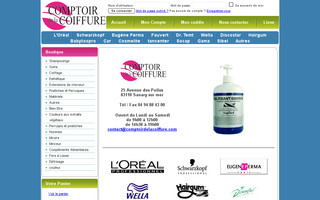 comptoirdelacoiffure.com website preview