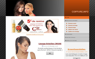 coiffure.info website preview