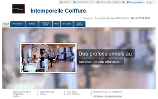 intemporelle-coiffure.fr website preview