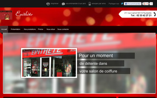 salon-coiffure-epithete.fr website preview