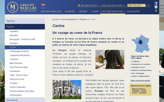 bourges.agencemercure.fr website preview