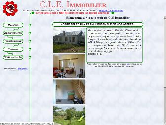cle-immobilier.com website preview