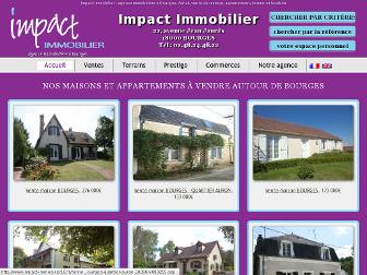 impact-immobilier18.fr website preview