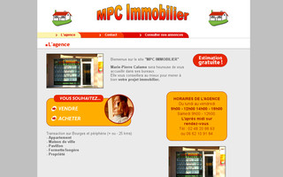 mpc-immobilier.fr website preview