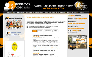 sherlock-immo.com website preview