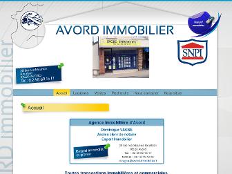 avord-immobilier.fr website preview