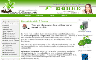 delaportediagnostic.fr website preview