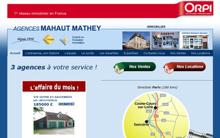 mahaut-mathey.com website preview