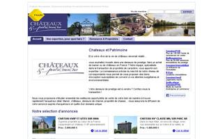chateaux-et-patrimoine.octissimo.com website preview