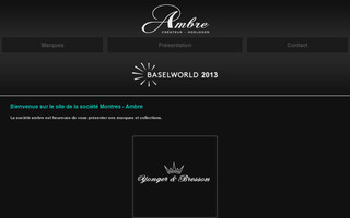 montres-ambre.fr website preview