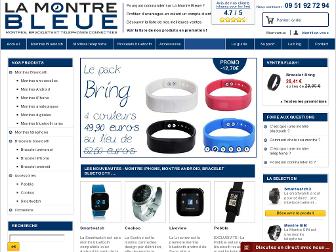 lamontrebleue.fr website preview