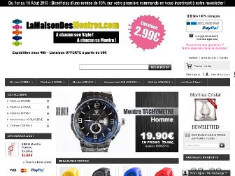 lamaisondesmontres.com website preview