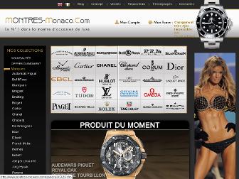 montres-monaco.com website preview