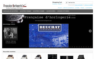 francaise-horlogerie.com website preview
