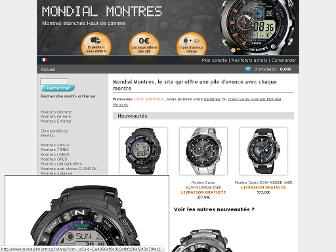 mondialmontres.fr website preview