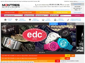 montres-diffusion.com website preview