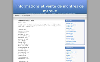 montres.wordpress.com website preview