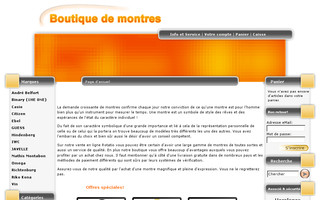 boutique-de-montres.fr website preview