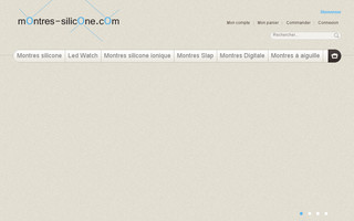 montres-silicone.com website preview