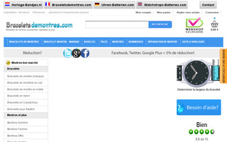 braceletsdemontres.com website preview