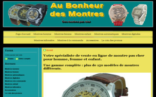 aubonheurdesmontres.fr website preview