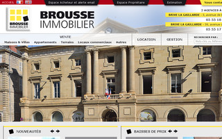 immobrousse.com website preview
