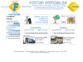 fontan-immobilier.com website preview