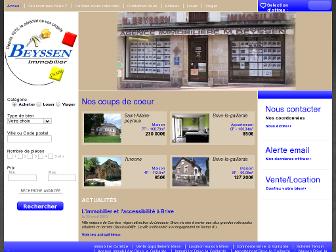 beyssen-immobilier.fr website preview