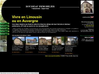 rousseau-immobilier.fr website preview