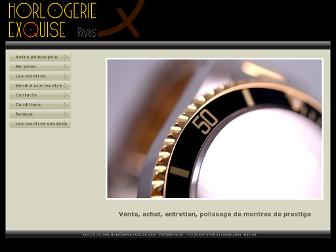 horlogerie-exquise-paris.com website preview