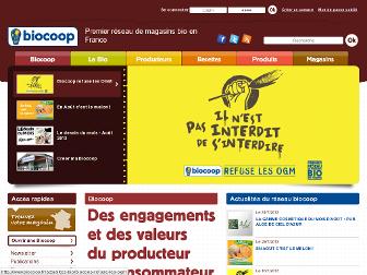 biocoop.fr website preview