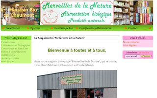 magasin-bio-merveilles-de-la-nature.fr website preview