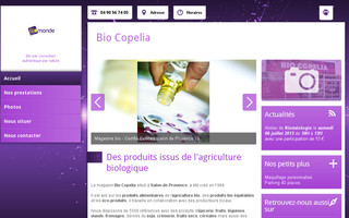 magasin-bio-copelia.fr website preview