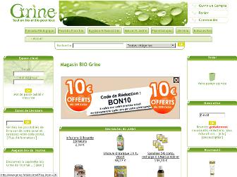 grine.fr website preview