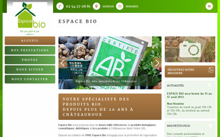 espace-bio.fr website preview